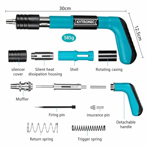 KRYAN Manual Steel Nail Gun Kit with 50 Nails - Image 3