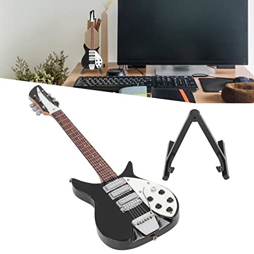 Dollhouse Guitar, 1: 6 Scale Guitar Toy Miniature Paint Treatment Vivid Attractive for Decorations for Gift - Les Beatles, Paul McCartney, John Lennon, RIngo Starr, George Harrison Dollhouse Guitar, 1: 6 Scale Guitar Toy Miniature Paint Treatment Vivid Attractive for Decorations for Gift – Image 3