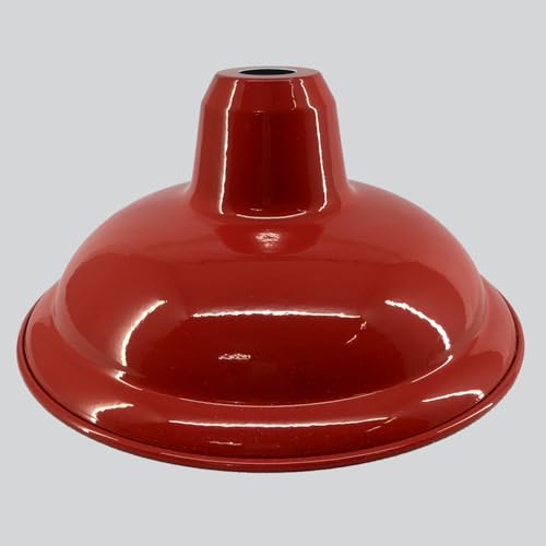 Image of Carrom Lamp Shade-RED (Powder Coated Metal Shade)
