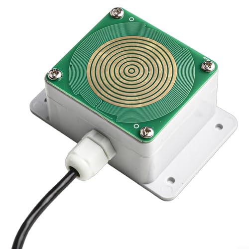 CNANRNANC Transmisor de sensor de lluvia y nieve con sensibilidad ajustable y para salida de relé RS485, clasificación IP65 para monitoreo del clima al aire libre en invernaderos, sitios de