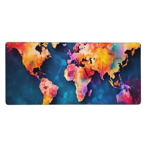 Tapis de souris de jeu protégeant votre bureau avec style abstrait XXL
