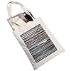 MYSOMY Vinyl Record Tote Bag Vinyl Collector Gifts Musician Gifts DJ Record Album Shoulder Bag (Vinyl UK) #4