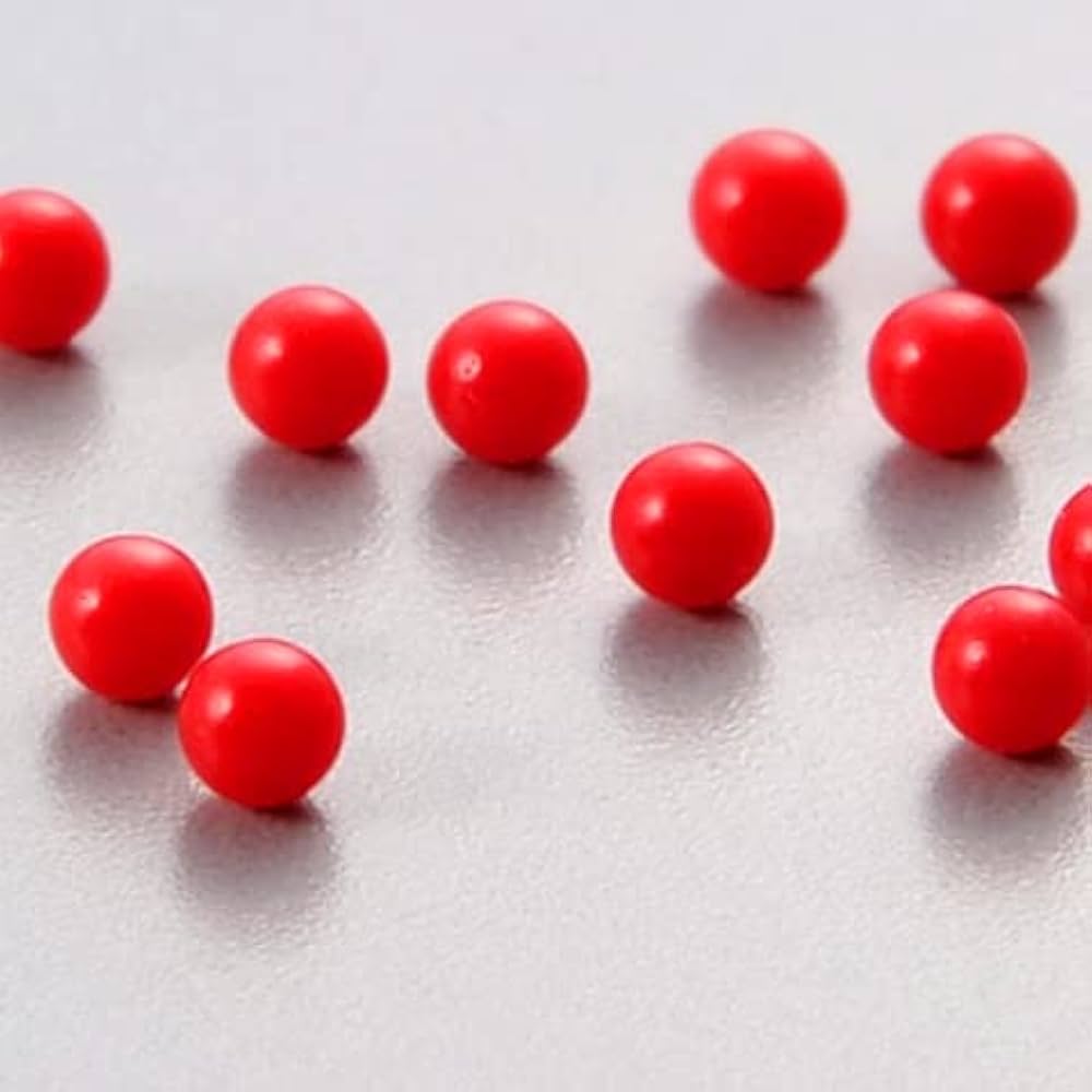 Amazon.co.jp: ヒューマニティ ポリプロピレン球 直径2.5㎜ 赤