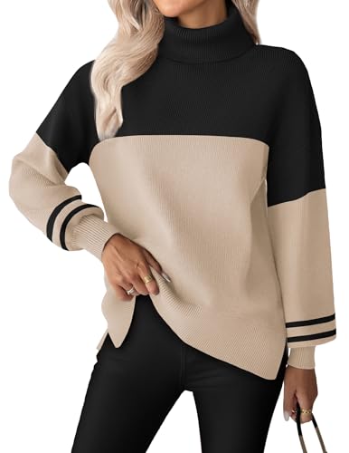 Zeagoo Women's Turtleneck Sweater 2025 Fall Winter...