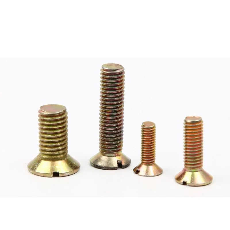 Tornillos de cabeza plana avellanada de acero al zinc de color m2 m2,5 m3 m4 m5 m6 m8 m10 (500,M3 x 16 mm)