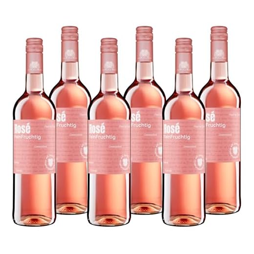 Jechtinger Rosé FeinFruchtig - Spätburgunder Roséwein fruchtig mit Erdbeer-, Himbeer- & Pfirsichnoten, erfrischend & harmonisch, Badischer Wein vom Kaiserstuhl (6 x 0,75l)