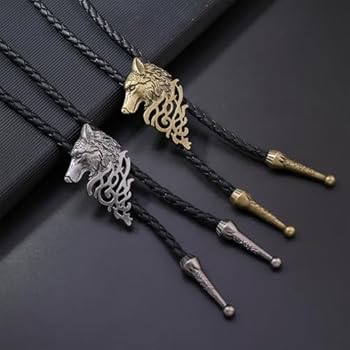 NICENEEDED Bolo stropdas, handgemaakte vintage westerse cowboy bolo NICENEEDED Bolo stropdas, handgemaakte vintage westerse cowboy bolo