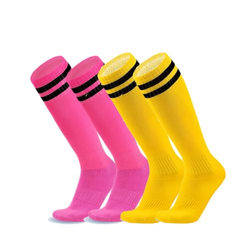 Kids School Soccer basketball football Toddler Knee High Tube Stocking Boys Girls Striped Youth Athletic Socks