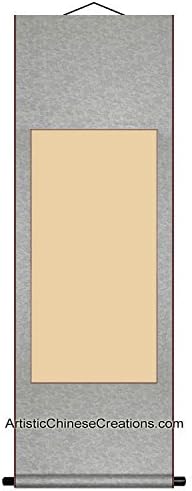 Chino Art Supplies  Desplazamiento de pared en blanco y chino de caligrafía  calidad premium, 100% hecho a mano