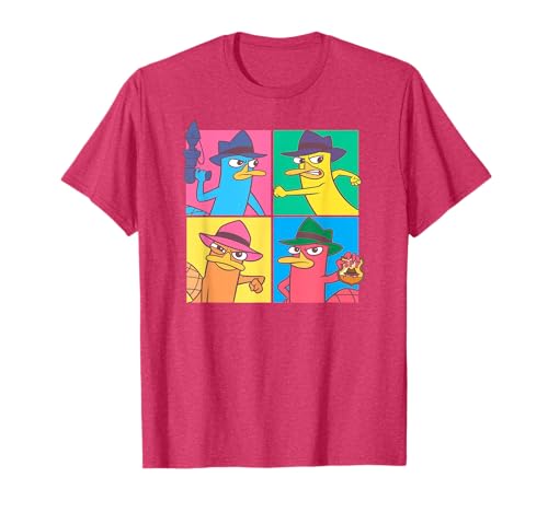 Disney Phineas And Ferb Agent P Pop Box Up t-shirt, Preto, S