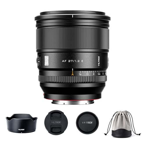 Image of VILTROX 27mm f /1.2 F1.2 Autofocus Large Aperture Portrait APS-C Prime Lens Compatible with Sony E-Mount Cameras a7 a6700 a6600 a6500 A7II A7RII A7SII A7SIII A7III A7IV A7RV A9 A9II FX3 FX6 ZVE1