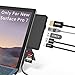 Price comparison product image Surface Pro 7 Hub Docking Station with 4K HDMI Adapter+100M Ethernet LAN+ USB C Audio & Data transfer Port +USB 3.0 * 2+SD Card Reader Converter Combo Adapter for Microsoft Surface Pro 7