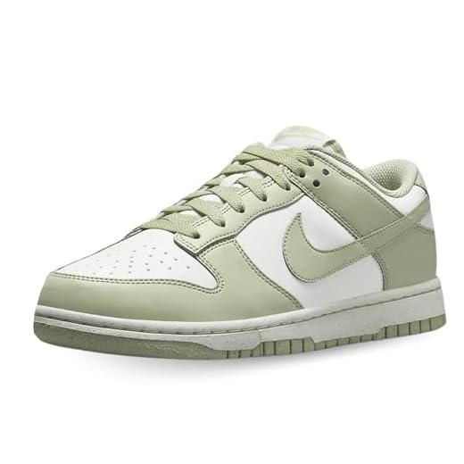 NIKE Dunk Low, Sneaker Mujer, Olive Aura Sail Coconut Milk White, 36.5 EU