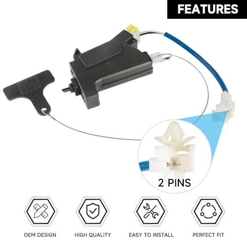 Image of Fuel Door Lock Actuator 81590-3S000 for Hyundai Sonata 2009-2015 | For Hyundai Sonata Sedan 2009-2014 and Sonata Hybrid 2011-2015; OE 81590-3S000 815903S000
