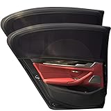Trusiel Sonnenschutz Auto,Sonnenschutz Auto Baby mit Zertifiziertem UV Schutz für Kinder Baby Erwachsene Haustiere, Universal Sonnenblende Auto Netz,Autofenster Sonnenschutzrollos Heckscheibe (XL)