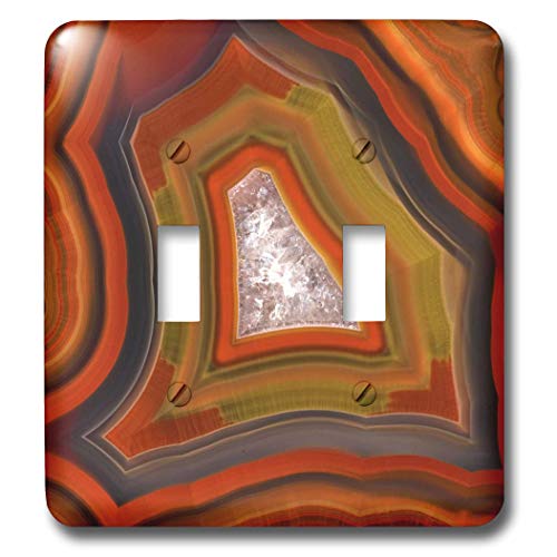 3dRose Argentina. Patrón de piedra ágata cóndor-SA01 BJA0045-Jaynes Gallery-Interruptor de palanca doble (LSP_85211_2), varía