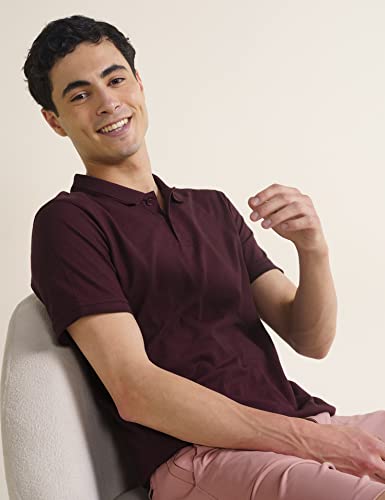 DAMENSCH Men’s Regular Fit Half Sleeve Polo T-Shirt | 3 Button Polos for Men