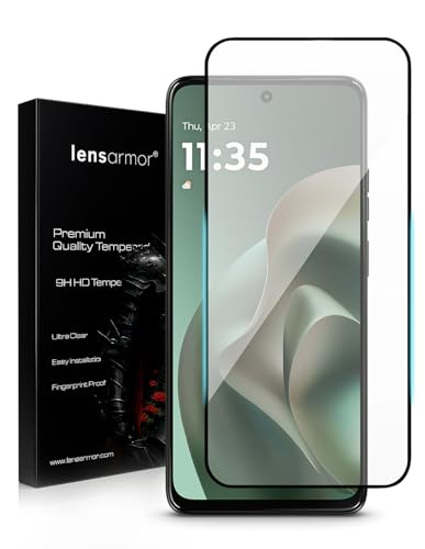 Image of Lensarmor Compatible with Motorola G67 Power Screen Protector (1 Pack) - Premium 0.15mm Ultra-Thin Tempered Glass, Military-Grade Protection, Ultrasonic Fingerprint Compatible & Case-Friendly Design