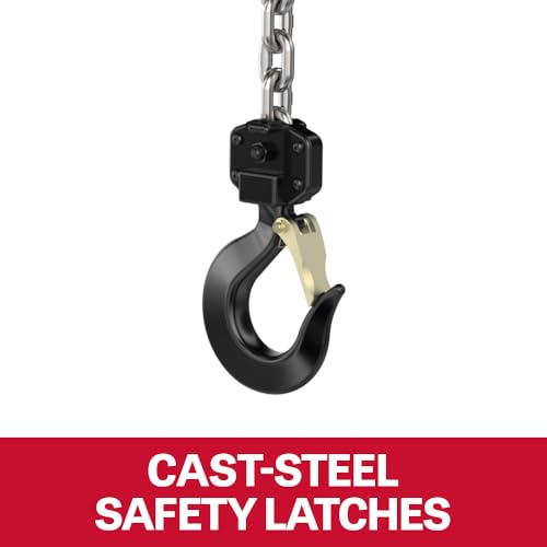 JET 20-Ton Hand Chain Hoist, 30' Lift, Overload Protection (L-100-2000WO-30)