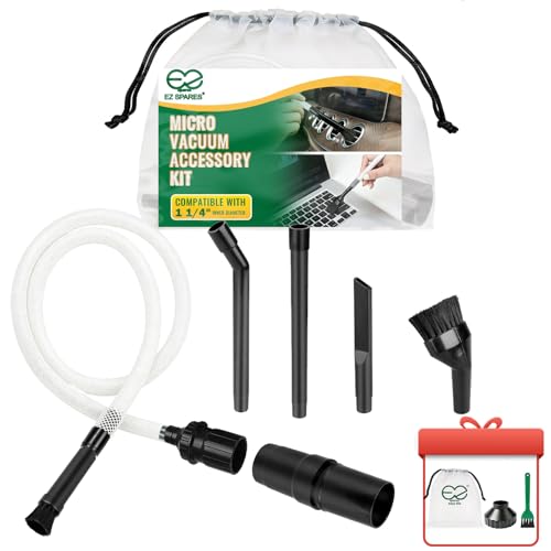 EZ SPARES Micro Cleaning Nozzle Kit,Micro Vacuum Attachment,Universal Vacuum Cleaner Attachment,Mini...