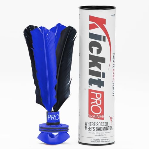 Image of Kickit | The Original Birdie Soccer PRO Trainer | Play Outdoors, Indoors or Backyard, Beach or Tailgate, All Ages Fun & Travel Friendly (Black & Red)