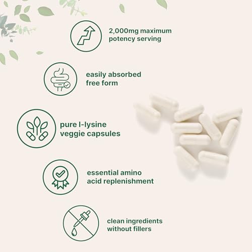 Micro Ingredients Pure L-Lysine Capsules