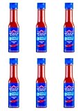 Mexico Lindo 7 Mares Hot Sauce | Perfect for Fish & Seafood | 10,800 Scoville Level | Spicy Flavor | 5 Fl Oz Bottles (Pack of 6)