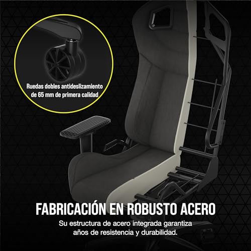 Variante de Corsair sillas gaming T3 RUSH Fabric Carbón