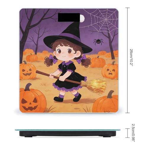 Báscula digital Halloween precisa con pantalla LCD grande miniatura 2