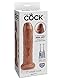 King Cock 7 Uncut, Tan, 7 Zoll
