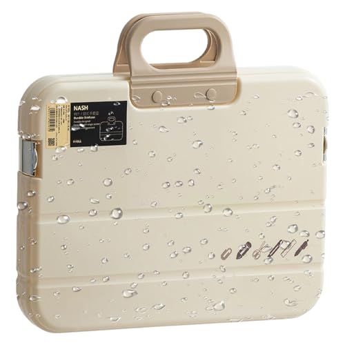 Estuche de documentos impermeable que evita hojas arrugadas y rotas por falta de espacio
