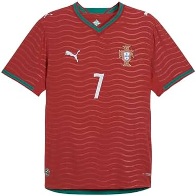 PUMA Mens Portugal 2026 Home Ronaldo Crew Neck Short Sleeve Authe...