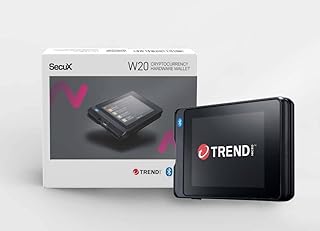 SecuX W20 Trend Micro Edition, Most Secure Crypto Hardware Wallet w/Bluetooth & NFT Support, Large Touchscreen, for Bitcoin, Ethereum, BTC, ETH, SOL, LTC, Doge, BNB, Dash, XLM, ERC20, BSC and More