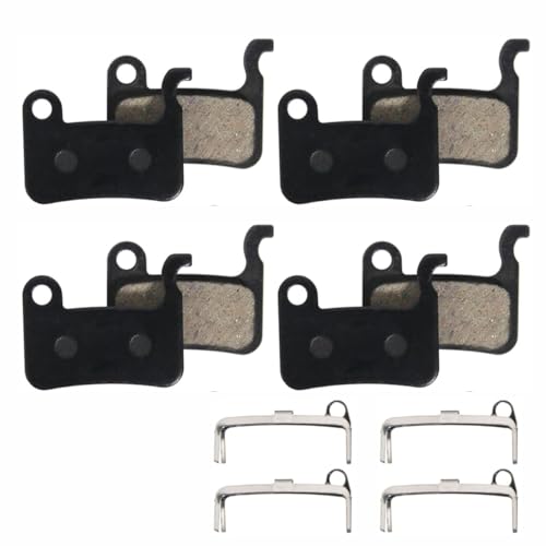 Image of ONBICLE Bicycle Disc Braking Pads 4pair Resin MTB Mountain Bike Semi Metal Cycle Brake Pad Disc Machine