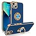 BENTOBEN iPhone 13 5G 6.1 Inch Phone Case, Slim Fit 360Â° Ring Holder Shockproof Kickstand Magnetic Car Mount Supported Protective Women Girls Men Boys Case Cover, Blue