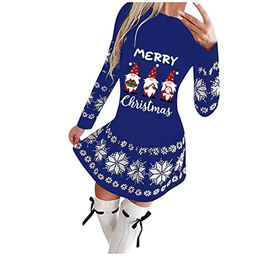 Kwatieh Sexy en casual winterjurk voor dames, lange mouwen, prinsessenjurk voor meisjes, 2 jaar - Afbeelding 4