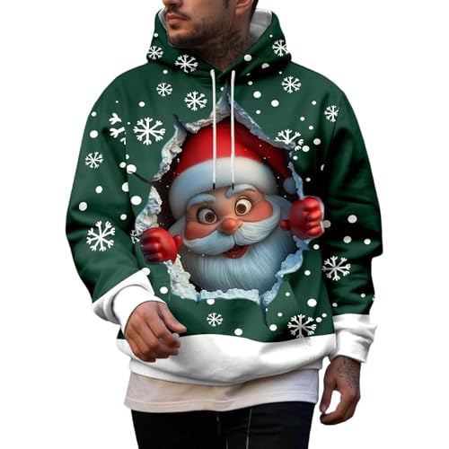 Sweat à capuche en polaire contre le froid avec motif de vacances d'hiver cocooning