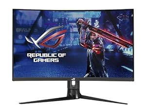ASUS ROG STRIX XG32VC 80, 1 cm (32 Zoll) Curved Gaming Monitor (WQHD, 170Hz, DisplayHDR400, HDMI, DisplayPort, 1ms Reaktionszeit) schwarz