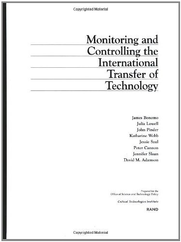 Monitoring and Controlling the International Transfer of Technology (Rand Monograph Report)
