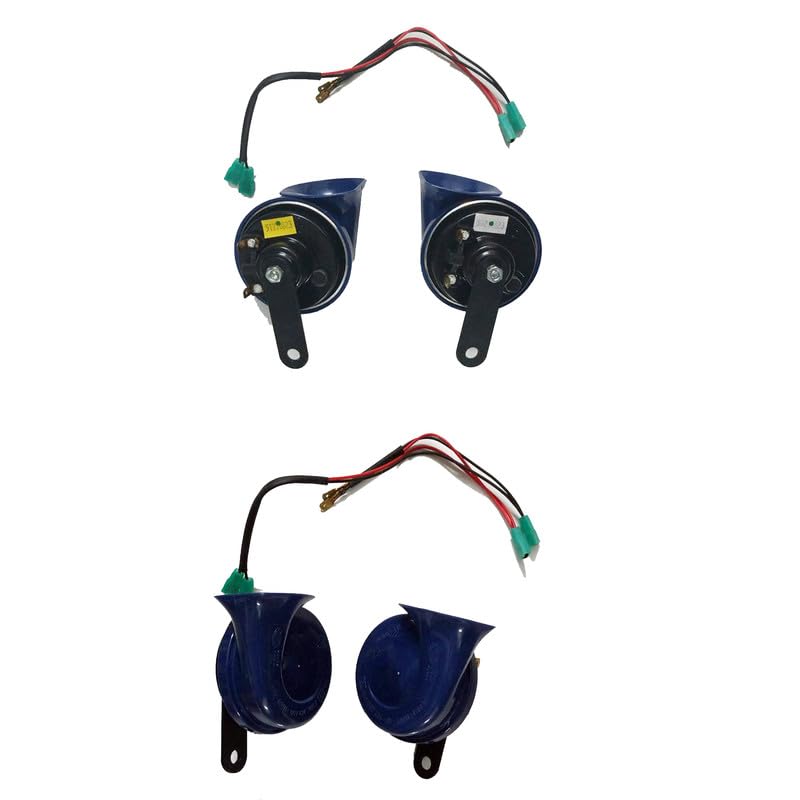 Blue Sapphire Horn Set for Bike & Scooter Universal Fit | Compatible with All Models | Part No: 007.728-921-image-17