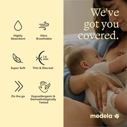 Image of Medela Ultra-Thin Nursing Pads, Max Absorbency, 60 ct Individually Wrapped (Pack of 2)