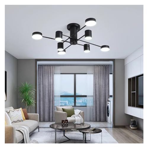Lustre de plafond LED haut de gamme LWX, lampe suspendue design pour décoration de salon