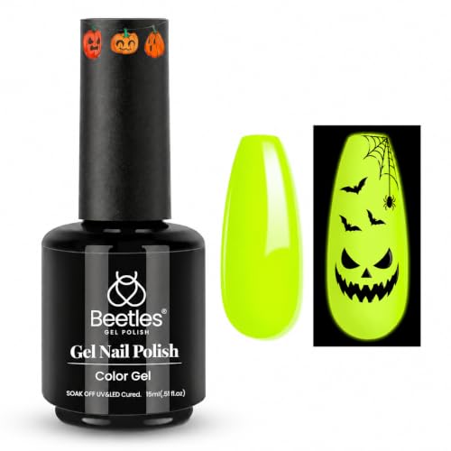 Beetles Halloween Gel Nail Polish – Luminous Yellow Gel Polish
