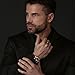 King Will Tungsten Carbide Wedding Band for Men Women-8mm Width in Black with Rose Gold Grooved Center Wedding Ring Matte Finished Suitable for Work, Gym Comfort Fit Size 8