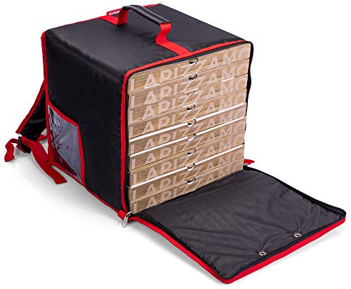 Zaino Borsa Termica Porta Pizze da Asporto 10 Cartoni Safemi Fast 10 Nero :  Amazon.it: Commercio, Industria e Scienza