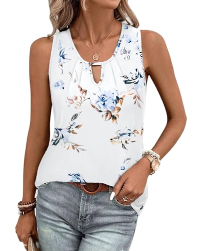 Tanmolo Damen Tank Top Ärmellos Tanktops Sommer T Shirt Basic Oberteile...