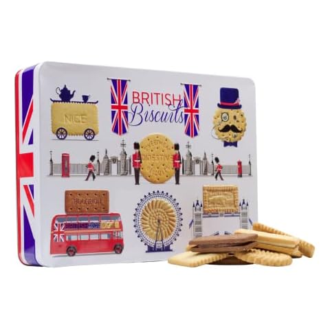 British Biscuits Gift Set in Tin Cover