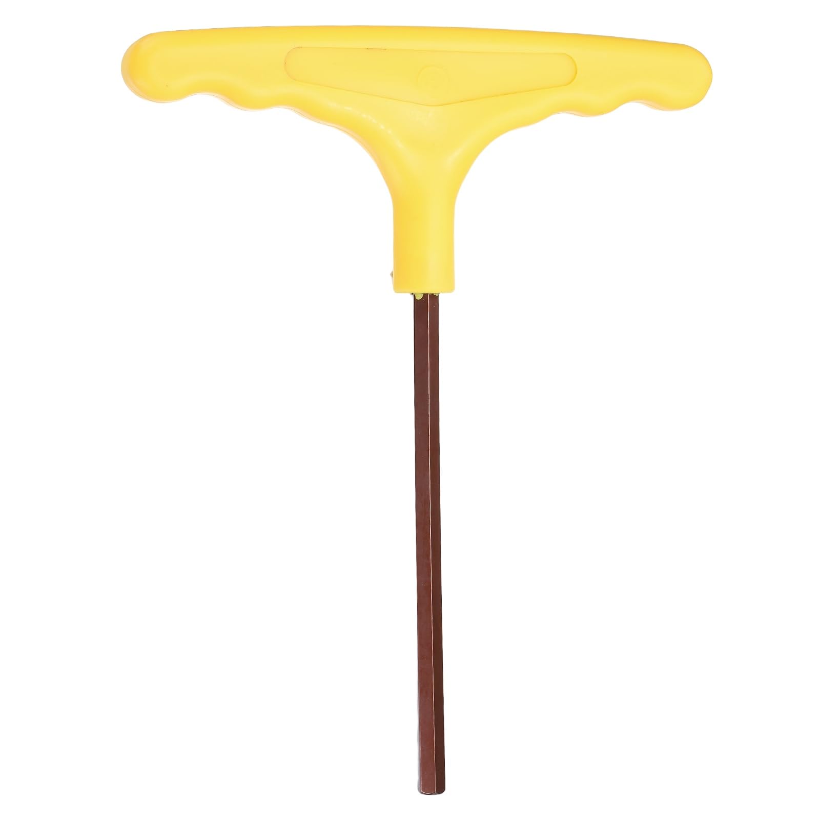 sourcing map T-Handle Hex Key Wrench 8mm Metric S2 Steel Long Arm Yellow T-Key Flat End Inner Hexagon Spanner Repairing Tool for Home Auto Maintenance Bike Motorcycle Repair