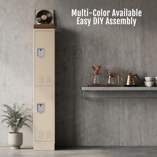 Image of BUTISOW 2 Door Metal Storage Locker for Gym Office, Heavy Duty Steel School