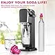 SGZIOO Quick Connect Adapter für CO2 Soda, Soda Quick Connect Adapter, Kompatibel mit Duo/Art/Terra Sprudelwasserbereiter, Quick-Adapter für Anschluss de Original CO2-Zylinder mit Trapezgewinde TR21-4